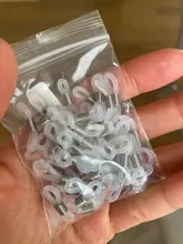 Cadena de cuentas CCB para gafas, 50 Uds., retenedor de gafas, cuerda, soporte de cordón para gafas de sol, conector de Lazo de cinta, anillo para gafas