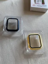 Protector de pantalla completa para Apple watch SE 6/5/4/3/360, carcasa de cristal templado mate para iwatch 2/1, 4/5