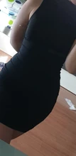 Vestido corto femenino ajustado sin mangas para verano, minivestido Sexy ceñido para mujer, con cuello levantado y realce de cadera