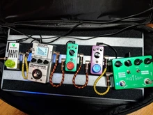 Caline CP-20-Pedal de efectos de guitarra Crazy cactus, Overdrive, True Bypass, accesorios para guitarra de aleación de aluminio, efecto Pedal