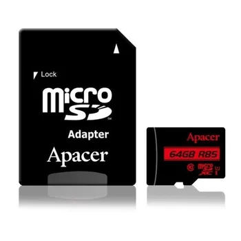 Microsd card xc + adapter apacer 64gb Class 10 - 85 mb/s
Microsd card xc + adapter apacer 64gb Class 10 - 85 mb/s