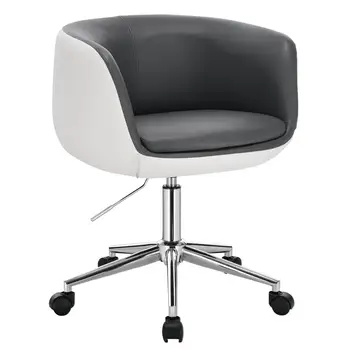Black/White Office Chair Desk Chair with Arms Executive Computer Chair Work Stool Swivel Chair Adjustable Height for Home Office
Black/White Office Chair Desk Chair with Arms Executive Computer Chair Work Stool Swivel Chair Adjustable Height for Home Office