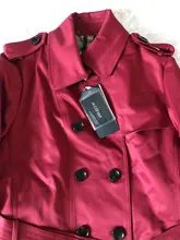 JAZZEVAR-gabardina clásica de doble botonadura para mujer, abrigo impermeable de marca de alta costura, prendas de vestir de negocios, Otoño, 2021