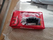 Uds 3D pinza de freno de disco Universal de estilo de disco delantero y trasero Kit de 17 pulgadas 2 piezas medio y 2 piezas pequeñas