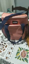 SANNE-fiambrera con diseño de moda, bolsa de almuerzo multifunción portátil de tela esmerilada, bolsa térmica aislante para alimentos, fiambrera