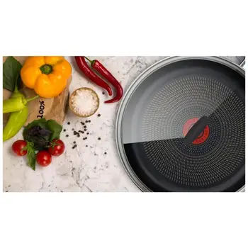 Tefal Extra Pan 24 cm-Washable in Oven and Dishwasher- Safe Powerglide coating-scratch-resistant and non-stick-
Tefal Extra Pan 24 cm-Washable in Oven and Dishwasher- Safe Powerglide coating-scratch-resistant and non-stick-