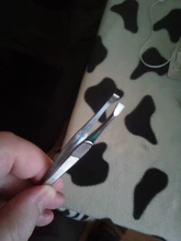 1 Uds cejas pinzas para vello profesional eliminación de vello de cejas pinzas de punta plana de herramienta de acero inoxidable conveniente pequeño No óxido