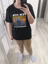 Graphic Tees Funny-Shirts Harajuku-Tops Print Loose Madafakas Crew-Neck Summer for Woman