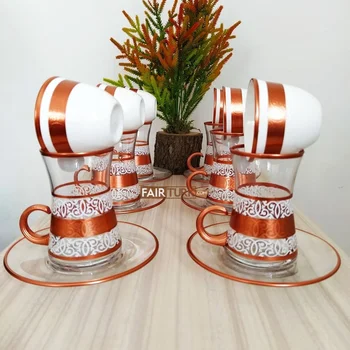 18 Pcs Copper Color Tea Set With Coffee Cups
18 Pcs Copper Color Tea Set With Coffee Cups