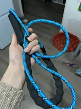 Correa para adiestramiento de perros 5 de Nylon de Color básicos cuerda medio pasear a los perros Collar para perro grande Durable fácil Control ajustable Labrador