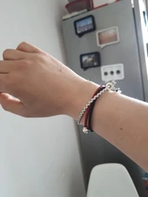 Pulsera de piel trenzada 100% auténtica para hombre y mujer, brazalete con abalorio, joyería masculina para amantes de los minutos