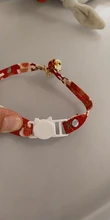 Collar de gato con campana hueca, Collar de gato pequeño de estilo japonés, collares de seguridad ajustables para cachorros y gatitos, lazo de conejo para mascotas