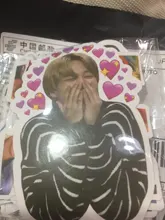 Pegatinas Kpop para ordenador portátil, equipaje, Maleta de motocicleta, monopatín, teléfono, PVC, 50 Uds.