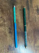 Monja-cepillo de tallado de diamantes de imitación para manicura, delineador de líneas francesas de Gel acrílico UV, herramienta de dibujo