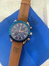 BENYAR- Relojes de marca de lujo para hombre, reloj masculino con correa de silicona, resistente al agua, de cuarzo, cronógrafo militar