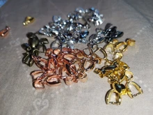 50 unids/lote 5x14mm 6x17mm 8x20mm 7 colores colgantes plateados broches conectores cuentas de cobre cuentas de bola hallazgos de joyería