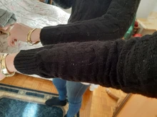 Suéter de punto para mujer, Jersey corto de manga larga y cuello alto, de punto, a la moda, otoño e invierno, 2021