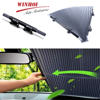 46-80cm Windshield Sunshade Cover Automatic Retractable Sun Visor SUV Truck Car UV Protection Curtain Front Rear Sun Shade Block
46-80cm Windshield Sunshade Cover Automatic Retractable Sun Visor SUV Truck Car UV Protection Curtain Front Rear Sun Shade Block
