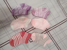 Calcetines náuticos antideslizantes de algodón para niños, calcetín de corte bajo para chico, con empuñaduras de goma, para las cuatro estaciones, de 0 a 6 años, 6 par/lote