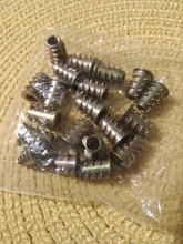 20 piezas M4 M5 M6 M8 M10 Hilo de aleación de Zinc para madera insertar tuerca de brida hexagonal conducir la muebles loco