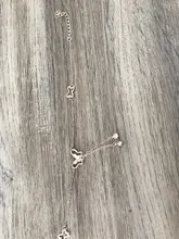 Tobilleras con mariposa de metal y diseño de diamantes de imitación