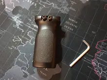 Empuñadura táctica antideslizante para Paintball, empuñadura Vertical delantera para pistola de aire Airsoft BB AR15, empuñadura de polímero para Rifle