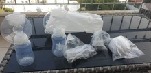 Bomba extractora de leche eléctrica, extractor de leche manual de silicona unilateral y bilateral, accesorios para lactancia materna de bebés