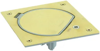 Simon moisture proof base IP66 with lock for 1 K45 module, brass