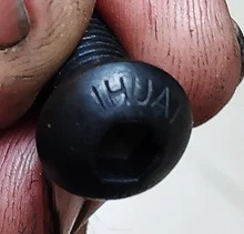 10-60 unids/lote Tornillo hexagonal M2 M2.5 M3 M4 M5 M6 M8 M10Black botón cabeza hexagonal zócalo tapa tornillo Allen hexagonal Tornillos de cabeza redonda