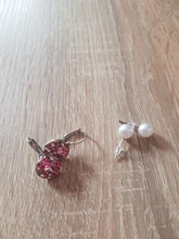 Pendientes de compromiso redondos geométricos azules para mujer, cristal Simple, joyería de Metal, regalo para niña, venta al por mayor