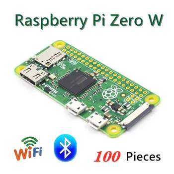 100 Pieces Raspberry Pi Zero W Board 1GHz CPU 512MB RAM with WIFI & Bluetooth PI0 RPI 0 W
100 Pieces Raspberry Pi Zero W Board 1GHz CPU 512MB RAM with WIFI & Bluetooth PI0 RPI 0 W