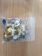 50 unids/lote 10mm antiguo plateado pendiente de Metal Clips No perforado pendientes en blanco/Base para bricolaje pendiente de hacer accesorios