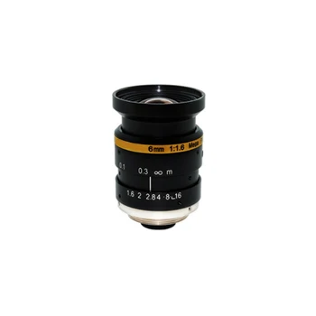 SL-MV0616C3MP-118 M.O.D 0.5m 1/1.8" 3MP 6mm F1.6 CCTV Machine Vision C mount Lens 
SL-MV0616C3MP-118 M.O.D 0.5m 1/1.8" 3MP 6mm F1.6 CCTV Machine Vision C mount Lens