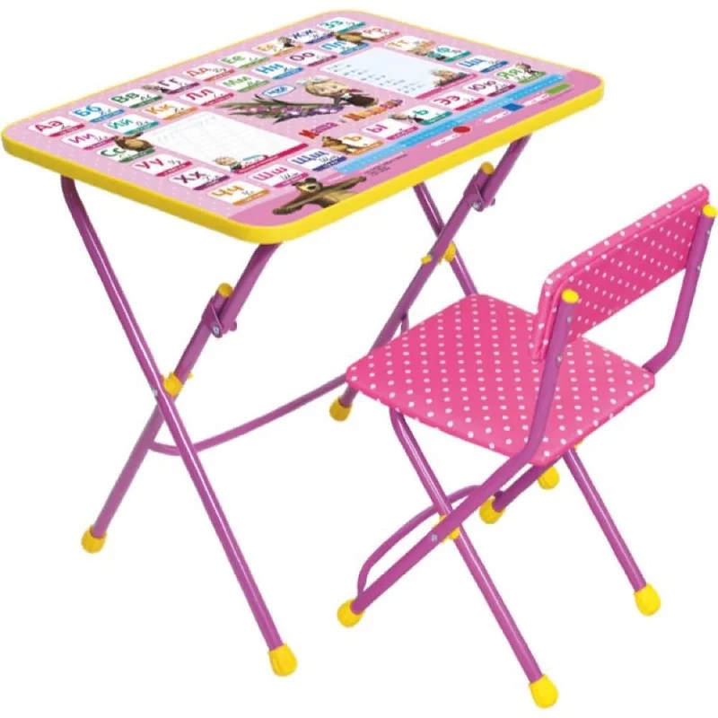Set of children's furniture with nitrogen "Masha and the Bear" | Мебель