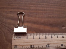 15mm 19mm 25mm 32mm 41mm 51mm de Metal de oro de abrazadera de papel Binder Clips marcador Clips Memo Clip escuela suministros de oficina