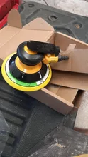 Lijadora de aire neumática de 5/6 pulgadas, herramienta de pulido, máquina de Palma Orbital aleatoria, amoladora para el cuidado de la pintura del coche, eliminación de óxido
