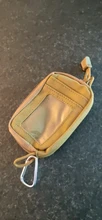 Bolso táctico para tarjetas EDC Molle, bolsa impermeable para guardar llaves, funda para dinero, militar, para caza al aire libre, riñonera de viaje