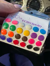 12 par/set de europea y americana ronda pendientes para mujer color botones retro nicho pendiente de mujer regalo de moda Bisutería