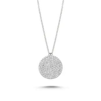 Angemiel 925 Silver Zircon Stone Round Necklace-Rhodium Plated
Angemiel 925 Silver Zircon Stone Round Necklace-Rhodium Plated