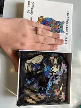 Rompecabezas de animales de madera único para niños y adultos, rompecabezas misterioso, regalo educativo, fabuloso, Montessori, juguetes para niños, regalo