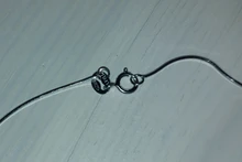 Trustdavies-Cadena de serpiente ondulada para mujer, de Plata de Ley 925 auténtica, cadena de 40cm/45cm 0,7/0,8mm, cadena DC06