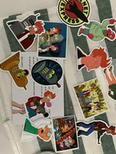 Animaciones de dibujos animados para niños, pegatinas de Futurama, grafiti personalizado, equipaje decorativo, impermeable, juguetes de pegatinas, 10/50 Uds.