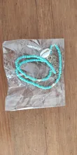 HuaTang-Collar con adorno de concha para mujer, colgante bohemio en color verde con adorno de concha de estrás, accesorios de playa a la moda, modelo 6947