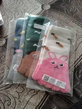 3-12 Y bebé niños niñas NIÑOS Calcetines de dibujos animados bebés niño Animal cinco calcetín con dedos calcetines del dedo del pie accesorios Calcetines
