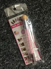 STZ-Juego de pinceles para manicura, esponja para pintura de uñas de Gel con brillos, pluma raspadora de diamantes de imitación con degradado, herramienta de diseño de uñas #944