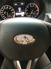 Pegatinas de diamante para decoración del volante del coche, 1 Uds., tamaño Internacional, piezas de modificación