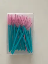 Caja de almacenamiento de agujas de tatuaje transparente, caja de almohadilla recipiente para bastoncillos, maquillaje y algodón, 2 uds.