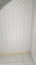 Self-Adhesive Wallpaper Geometric-Lines Peel-And-Stick Vinyl Home-Decoration White