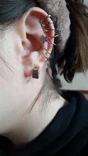 Pendiente de cartílago falso para hombre y mujer, Arete de hojas doradas sin perforación, Clips para las orejas, joyería para hombre y mujer, regalos al por mayor