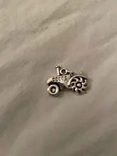 KJjewel-Colgante de Tractor de coche Chapado en plata antigua, para pulsera, collar, joyería, accesorios de fabricación DIY, 6 estilos